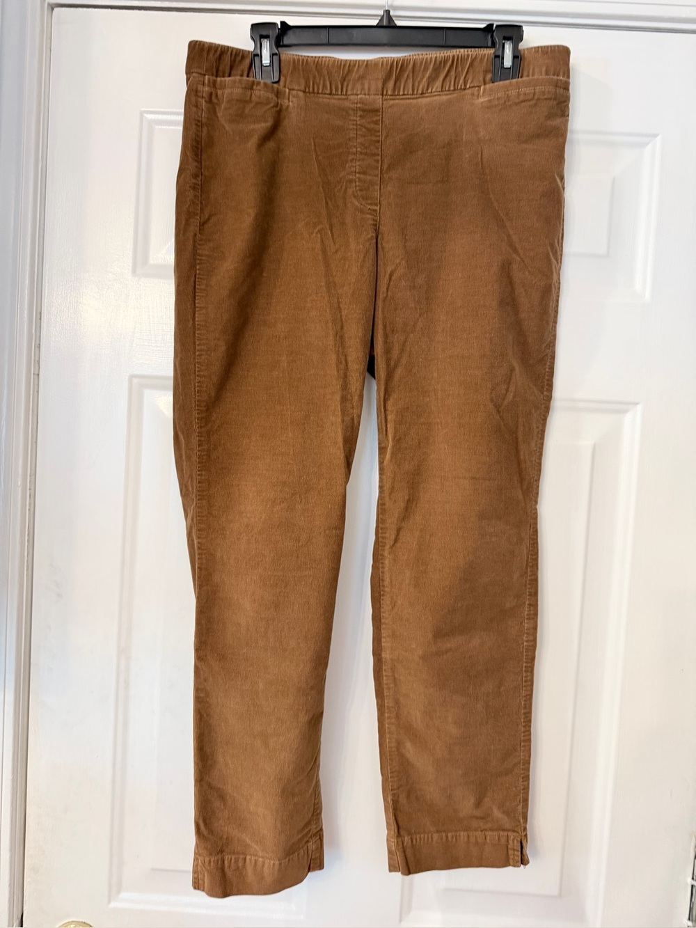 J Jill acorn ultra soft stretch Corduroy Pull-On strait leg Pants - size 12